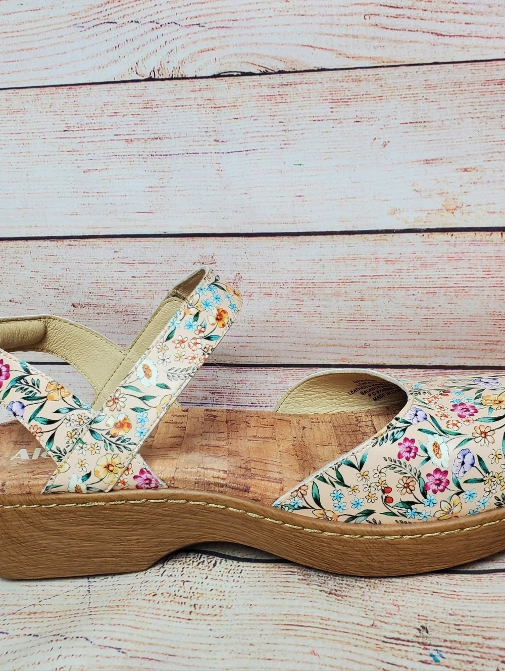 NEW Alegria Womens EU 39 US 9 Opal Summer Thyme Floral Mary Jane Sandals